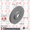 Zimmermann Brake Disc - Standard/Coated, 610371720 610371720 - alternate 1